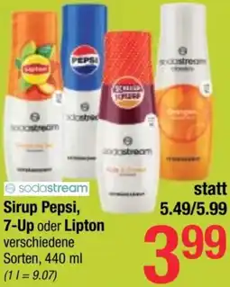 Maximarkt Sirup Pepsi, 7-Up oder Lipton Angebot