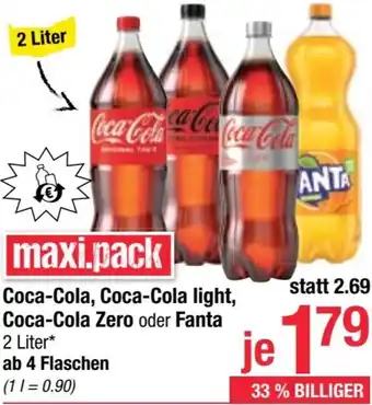 Maximarkt Coca-Cola, Coca-Cola light, Coca-Cola Zero oder Fanta Angebot