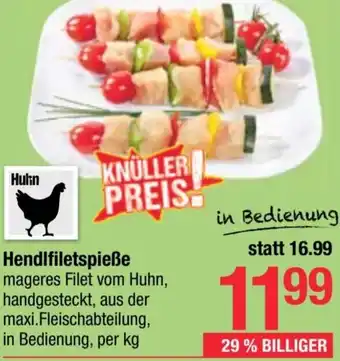 Maximarkt Hendlfiletspieße Angebot