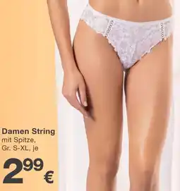 KiK Damen String Angebot