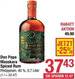 Maximarkt Masskara Spiced Rum Angebot