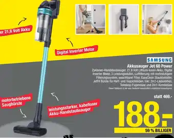 Maximarkt Akkusauger Jet 60 Power Angebot