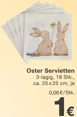 KiK Oster Servietten Angebot