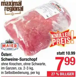 Maximarkt Schweine Surschopf Angebot