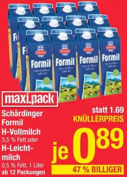 Maximarkt Formil H-Vollmil choder H-Leicht- milch Angebot