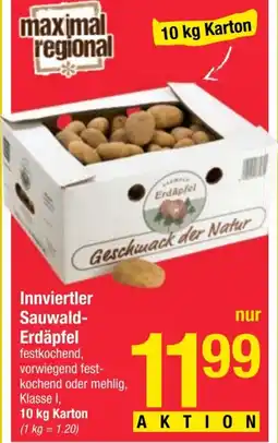 Maximarkt Sauwald- Erdäpfel Angebot