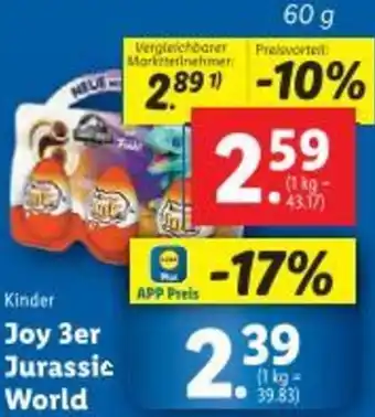 Lidl Joy Jurassic World Angebot