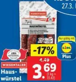 Lidl Haus- würstel Angebot