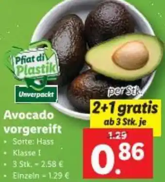 Lidl Avocado vorgereift Angebot