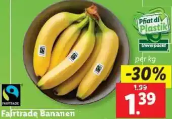 Lidl Fairtrade Bananen Angebot