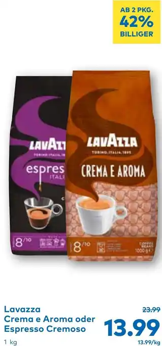 T&G Crema e Aroma oder Espresso Cremoso Angebot