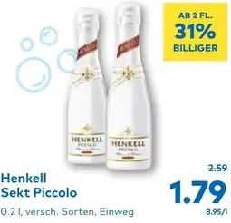 T&G Sekt Piccolo Angebot