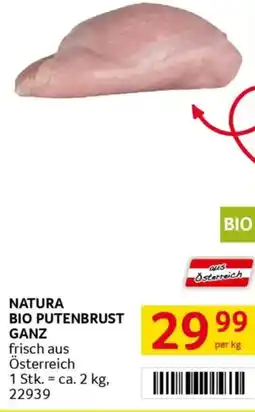 Transgourmet Natura bio putenbrust ganz Angebot