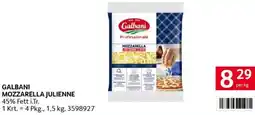 Transgourmet Mozzarella julienne Angebot