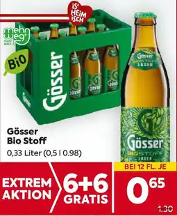 Billa Gösser Bio Stoff Angebot