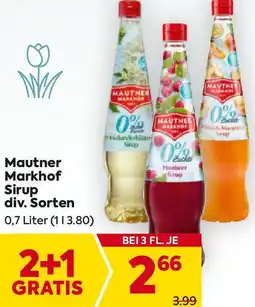 Billa Mautner Markhof Sirup Angebot