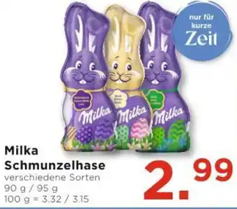 Unimarkt Milka Schmunzelhase Angebot