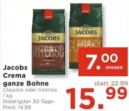 Unimarkt Jacobs Crema ganze Bohne Angebot