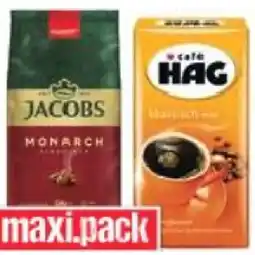 Maximarkt Monarch oder Cafe Hag ganze Bohne oder gemahlen Maximarkt Angebot