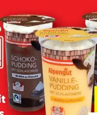 Lidl Alpengut Schoko-Pudding Angebot