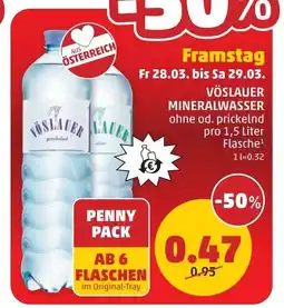 PENNY Vöslauer mineralwasser Angebot