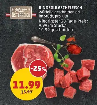 PENNY Rindsgulaschfleisch Angebot