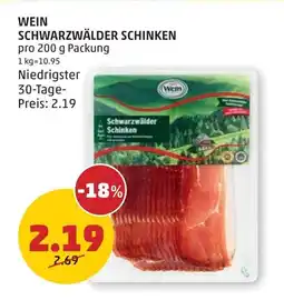 PENNY Wein schwarzwälder schinken Angebot