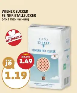 PENNY Wiener zucker feinkristallzucker Angebot