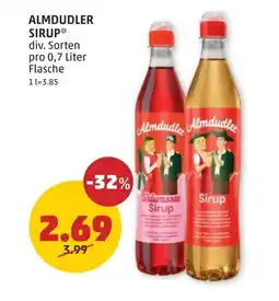 PENNY Almdudler sirup Angebot