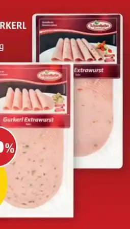 PENNY Schirnhofer Gurkerl Extrawurst Angebot