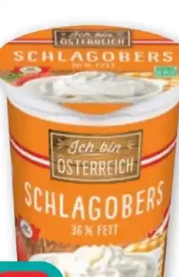 PENNY Ich bin Österreich Schlagobers Angebot