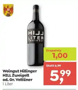 ADEG Weingut hillinger hill zweigelt od. gr. veltliner Angebot