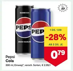 MPreis Pepsi cola Angebot