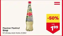 MPreis Sirup Angebot