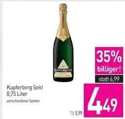 Sutterlüty Kupferberg sekt Angebot