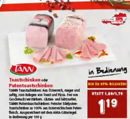 Interspar Toastschinken oder putentoastschinken Angebot