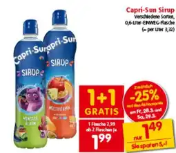 Interspar Capri-sun sirup Angebot