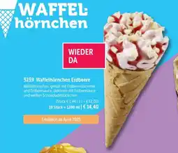 Bofrost 3239 waffelhörnchen erdbeere Angebot