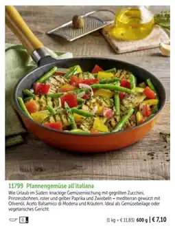 Bofrost 11799 pfannengemüse all'italiana Angebot