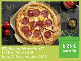 Bofrost 1781 pizza con salame - seite 97 Angebot