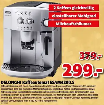 Liebmarkt Delonghi Kaffeautomat ESAM4200.S Angebot