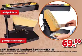 Liebmarkt Silva Schneider Schweizer-Käse-Raclette Skr 100 Angebot