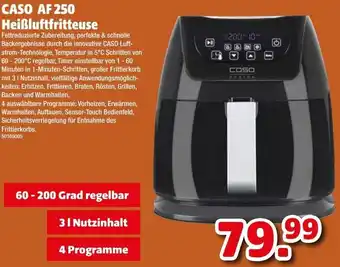 Liebmarkt Caso AF 250 Heißluftfritteuse Angebot