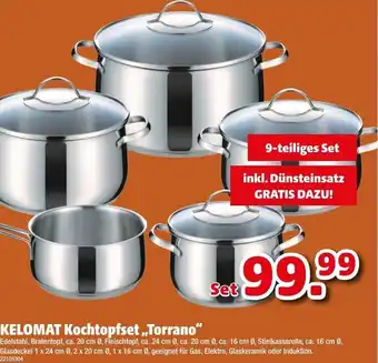 Liebmarkt Kelomat Kochtopfset Torrano Angebot