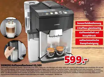 Liebmarkt Siemens Kaffeevollautomat EQ.500 Angebot
