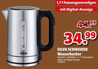 Liebmarkt Silva Schneider Wasserkocher Angebot