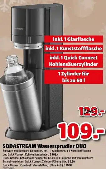 Liebmarkt Sodastream Wassersprudler DUO Angebot
