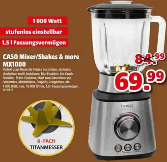 Liebmarkt Caso Mixer/Shakes & More MX1000 Angebot