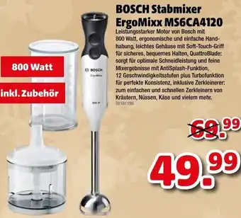 Liebmarkt Bosch Stabmixer ErgoMixx MS6CA4120 Angebot