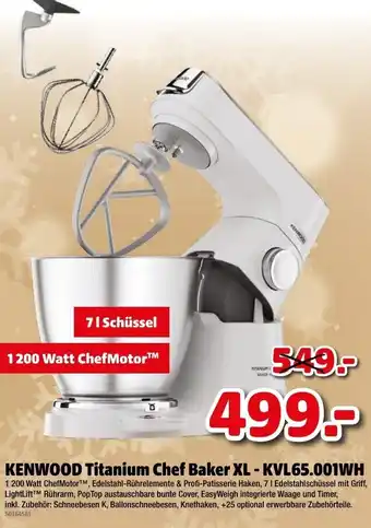 Liebmarkt Kenwood Titanium Chef Baker XL-KVL65.001WH Angebot